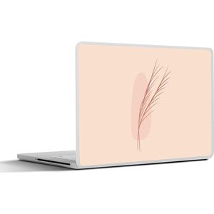 Laptop sticker - 12.3 inch - Abstracte illustratie van dunne takken - 30x22cm - Laptopstickers - Laptop skin - Cover