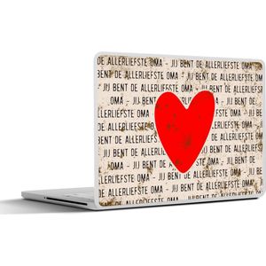 Laptop sticker - 11.6 inch - De allerliefste oma - Quotes - Spreuken - Oma - 30x21cm - Laptopstickers - Laptop skin - Cover