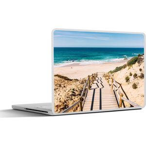 Laptop sticker - 17.3 inch - Strand - Trap - Portugal - 40x30cm - Laptopstickers - Laptop skin - Cover