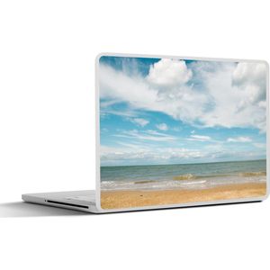 Laptop sticker - 12.3 inch - Strand - Zomer - Wolken - 30x22cm - Laptopstickers - Laptop skin - Cover