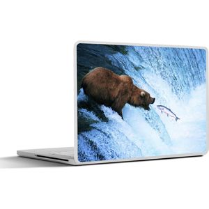 Laptop sticker - 12.3 inch - Beer - Vis - Waterval - 30x22cm - Laptopstickers - Laptop skin - Cover