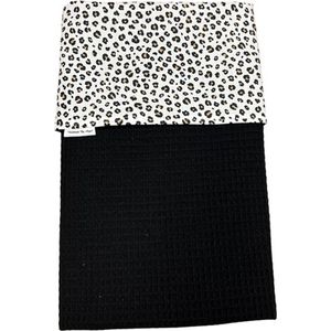 baby deken kinderwagen deken wieg deken zwart panter 60 x 90 cm