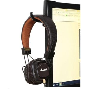 Koptelefoon houder - headphone - haak - ZWART - koptelefoon stand - standaard koptelefoon - koptelefoonhaak - bureau - gaming headphone - monitor - beeldscherm - koptelefoon haak