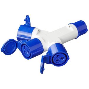 CEE 3-weg splitter 16A