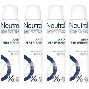 Neutral Deo Spray Anti Perspirant - Voordeelverpakking 4 x 150 ml