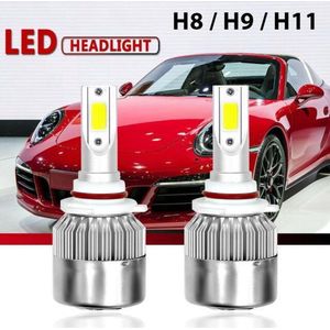 H8 | H9 | H11 LED lampen (set 2 stuks) CANbus Geschikt 6000k Helder Wit 8000LM IP68 72 Watt , Vintic , Motor / Auto / Scooter / Dimlicht / Grootlicht / Koplampen / Auto / Autolamp / Autolampen / Lamp / Car Light / Valentijn voor hem