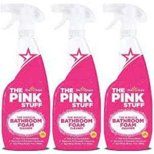 Stardrops Pink Stuff – Bathroom Foam Cleaner - 3 X 750 ml.