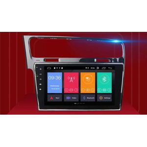 Golf 7 Android 10 navigatie en multimediasysteem ingebouwd CarPlay Bluetooth USB WiFi 2+16GB
