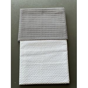 baby deken kinderwagen deken wieg deken antraciet kleine ster 60 x 90 cm