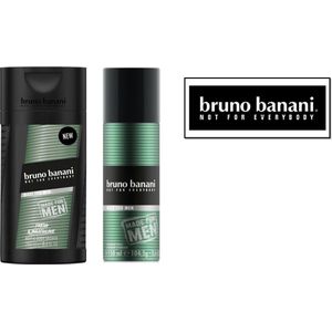 Bruno Banani  Made for Men - Douchegel Flacon 250 ml & Deodorant Bodyspray 150 ml