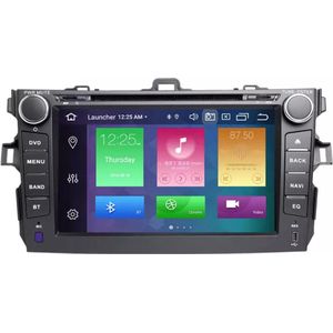 Toyota Corolla PX5 4+64GB 2008-2012 Android 10 navigatie en multimediasysteem Bluetooth USB WiFi Sd Kaart DVD Speler