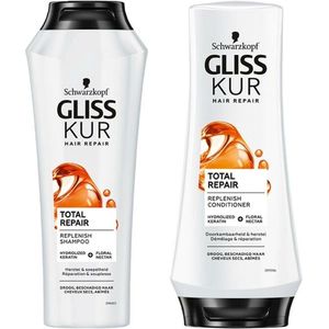 Gliss Kur - Total Repair - Shampoo & Conditioner