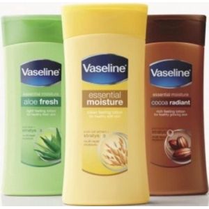 Vaseline Bodylotion Pakket - Aloe Vera / Essential Moisture / Cacao - 3 x 400 ml