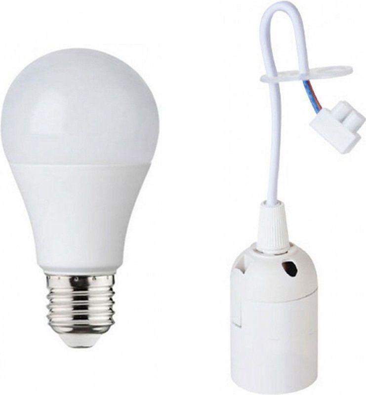 Verhuisfitting Set - E27 Fitting - Natuurlijk Wit 4000K - 10 Stuks - 10W