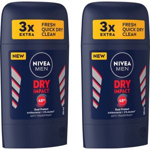 Nivea Deo Stick Dry Impact - Duopak - 2 x 50 ml
