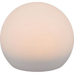 Trion Mallo - LED Tafellamp - Mat Wit - Dag en Nacht Sensor - 5W - Warm Wit 3000K - RGBW - Spatwaterdicht IP44