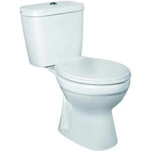 Kerra C-Clear toilet met zitting diepspoel wit AO