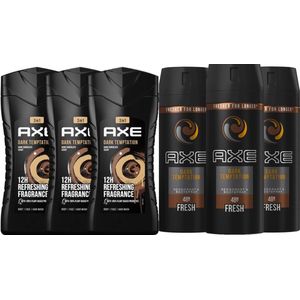 AXE Dark Temptation 3 Deo & 3 Douchegel MIX