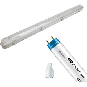 LED TL Armatuur met T8 Buis - Igia Hari - 150cm Enkel - Philips - CorePro LEDtube EM 840 - 20W - Natuurlijk Wit 4000K | Vervangt 58W