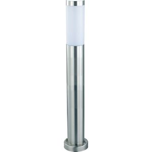 LED Tuinverlichting - Staande Buitenlamp - Laurea 5 - E27 Fitting - Rond - RVS - Philips - CorePro Lustre 827 P45 FR - 5.5W - Warm Wit 2700K