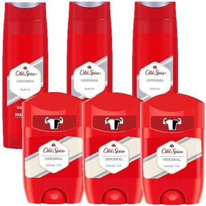 Old Spice Pakket - 3in1 Douchegel & Deo Stick