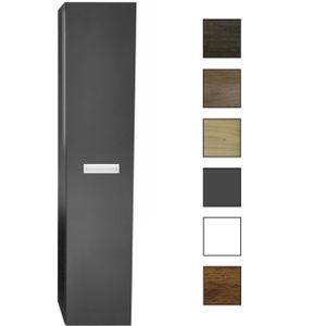 Sanicare kolomkast met inliggende greep 33,5x160x32cm antraciet