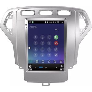 Ford Mondeo 2006-2010 Android 10 navigatie en multimediasysteem Bluetooth USB WiFi 4+64GB ZILVER