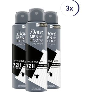 Dove Men+Care Deodorant Spray Invisible Dry - Voordeelverpakking 3 x 150 ml