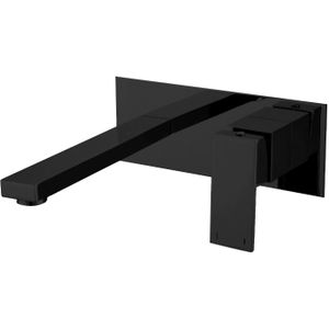 Best Design Nero inbouw wastafelkraan 19cm zwart mat