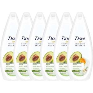 Dove Invigorating Avoado Douchecreme / Douchegel - Voordeelverpakking 6 x 225 ml