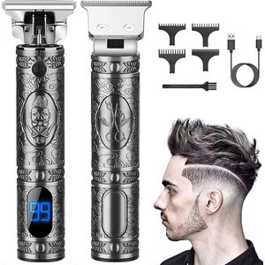 Goldennl - Professionele trimmerset - Luxe tondeuse - Trimmer met display - Draadloos - Goud