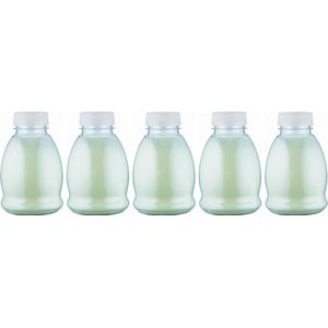 Scrubzout Zen Moment - 375 gram - Fles met transparante dop - Set van 5 stuks - Hydraterende Lichaamsscrub