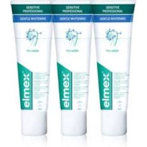Elmex Tandpasta - Sensitive Professional Gentle Whitening - Voordeelverpakking 3 x 75 ml