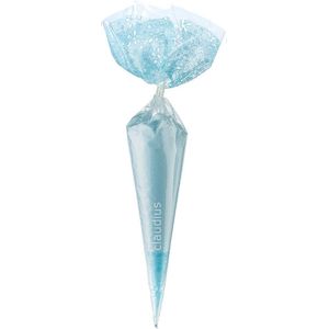 Scrubzout Opium - 300 gram in puntzak blauw - set van 6 stuks - Hydraterende Lichaamsscrub