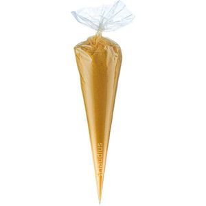 Scrubzout Appel-Kaneel - 500 gram in puntzak transparant - set van 6 stuks - Hydraterende Lichaamsscrub