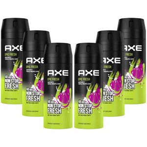 Axe Deodorant & Bodyspray - Epic Fresh - Voordeelverpakking 6 x 150 ml