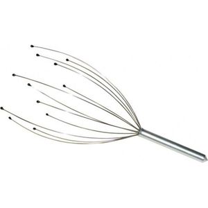Luxe Hoofdmassage Spin - Zilver - Metaal