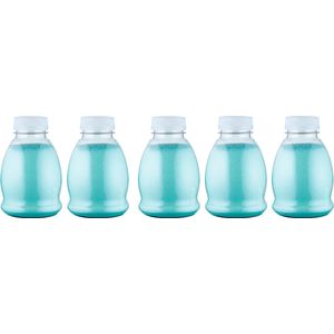 Scrubzout Hamam - 375 gram - Fles met transparante dop - Set van 5 stuks - Hydraterende Lichaamsscrub