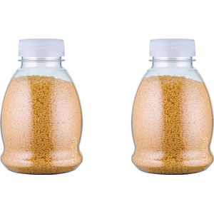 Badkaviaar Zen Moment - 225 gram - Fles met transparante dop - set van 2 stuks - bad parels voor in bad