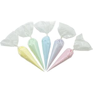 Scrubzout Rainbow Pastel- 300 gram in puntzak wit - Zen moment, eucalyptus, opium, lavendel en rozen - Hydraterende Lichaamsscrub