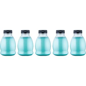 Scrubzout hamam - 375 gram - Fles met zwarte dop - Set van 5 stuks - Hydraterende Lichaamsscrub