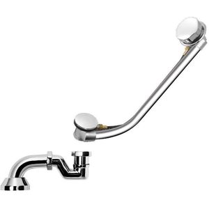 Kerra - Retro Afvoer-Overloop Combinatie Set - Chroom