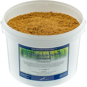 Kuusi Scrub Bamboe 5 liter - Hydraterende Lichaamsscrub