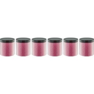 Badkaviaar Rozen - 200 gram - Pot met zwarte deksel - set van 6 stuks - bad parels voor in bad