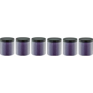 Badkaviaar Lavendel - 200 gram - Pot met zwarte deksel - set van 6 stuks - bad parels voor in bad