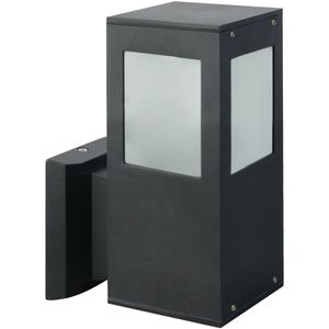 LED Tuinverlichting - Wandlamp Buiten - Kavy 2 - E27 Fitting - Vierkant - Aluminium - Philips - CorePro Lustre 827 P45 FR - 5.5W - Warm Wit 2700K