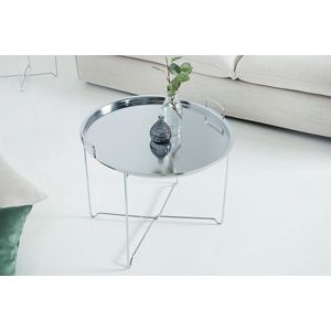 Zilver salontafel  56 cm dienbladtafel Afneembaar tafelblad