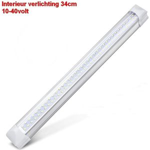 LED interieur-binnenverlichting 12-40Volt 34cm 500 lumen met schakelaar