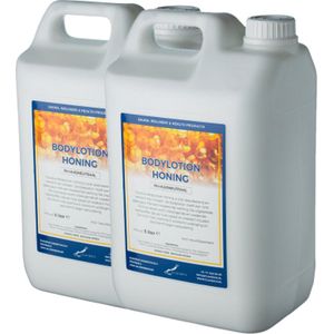 Bodylotion Honing 5 Liter - set van 2 stuks - navulling - Voordeelverpakking
