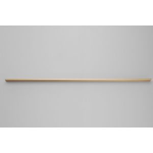 Saniclear Brass stabilisatiestang 120cm geborsteld messing - mat goud inkortbaar